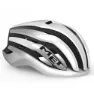 MET Trenta 3k Carbon Mips Hjälm Refurbished, White / metallic silver