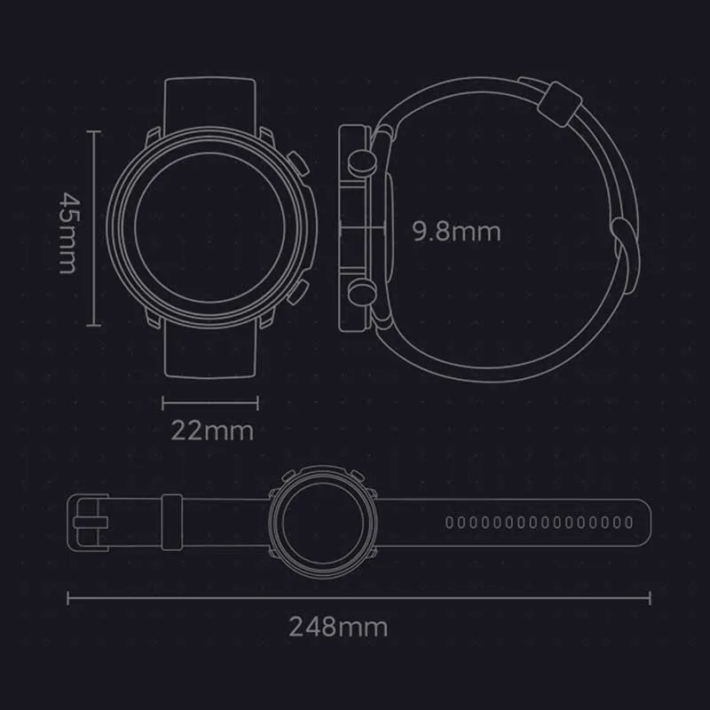 Mibro A1 1.28´´ Smartklocka, Black