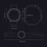 Mibro A1 1.28´´ Smartklocka, Black