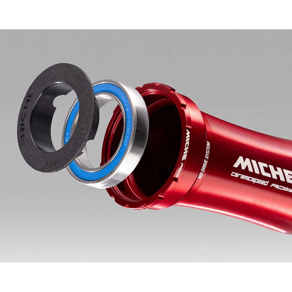 Miche Bb86 Ceramicspeed Vevlager, Red, 41mm, 86.5mm Miche Bb86 Ceramicspeed Vevlager, Red, 41mm, 86.5mm