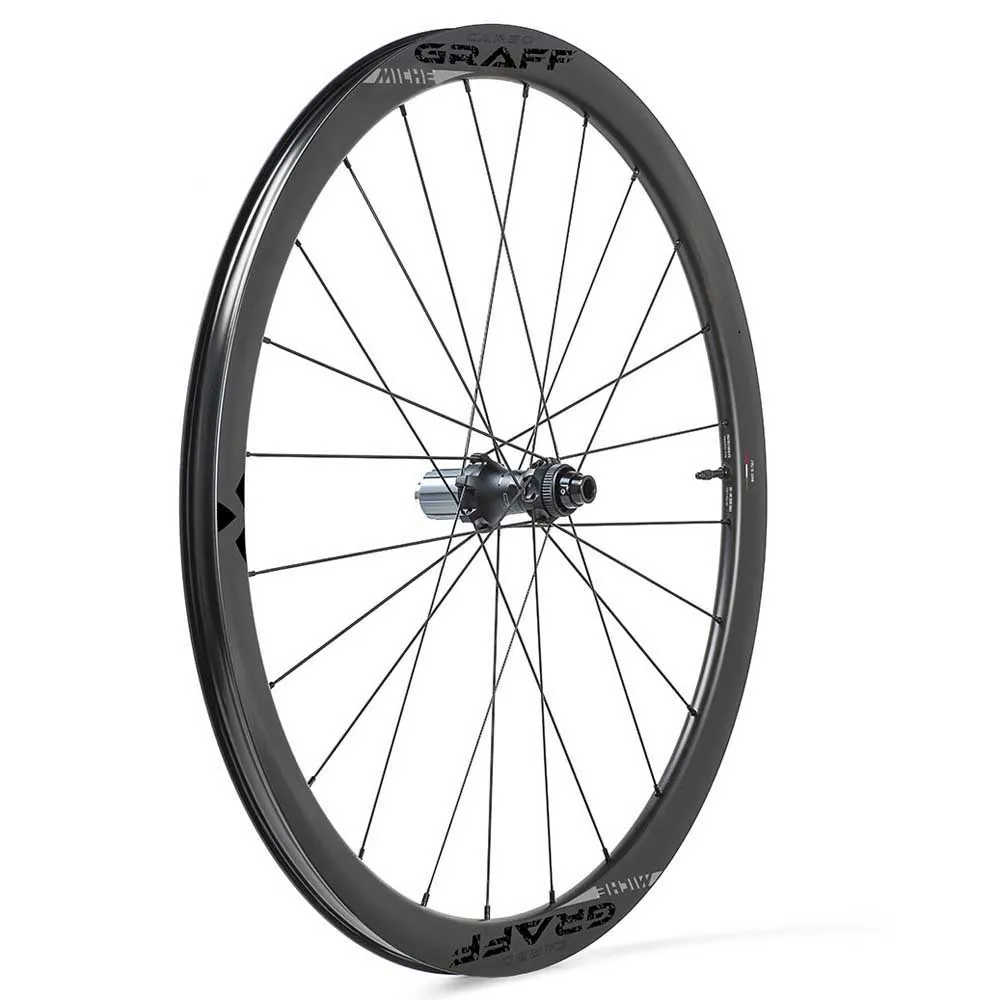 Miche Carbo Graff Evo Cl Disc Tubeless Hjulset För Gravelcykel