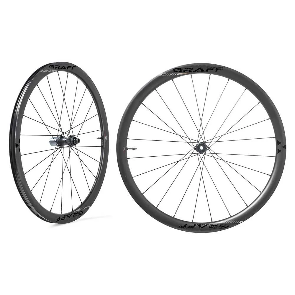 Miche Carbo Graff Evo Cl Disc Tubeless Hjulset För Gravelcykel