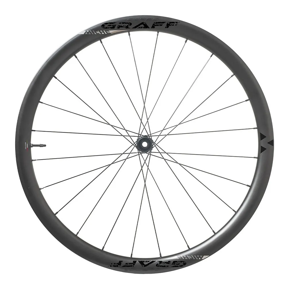 Miche Carbograff Cl Disc Tubeless Framhjul, Black, 12 x 100mm