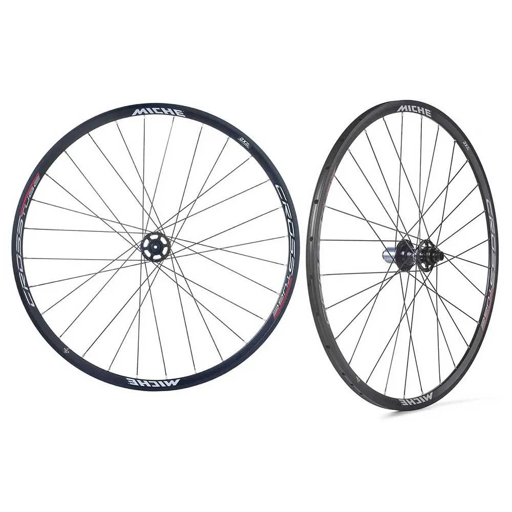 Miche Cross Tubeless Hjulset För Gravelcykel, Black, 12 x 100 / 12 x 142mm, Shimano/Sram HG