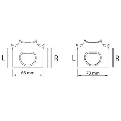 Miche Evo Max Bsa Vevlagerskoppar, Black, 68/73mm