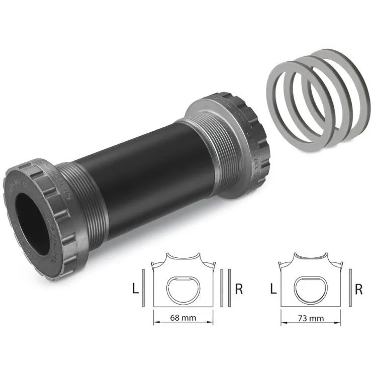 Miche Evo Max Bsa Vevlagerskoppar, Black, 68/73mm