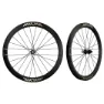 Miche Graff Aero 48 Cl Disc Tubeless Hjulset För Gravelcykel, Black, 12 x 100/12 x 142mm, Sram XDR