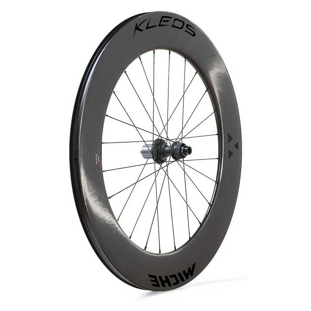 Miche Kleos 67/85 Mm Cl Disc Tubeless Landsvägshjulset, Black, 12 x 100/12 x 142mm, Shimano/Sram HG