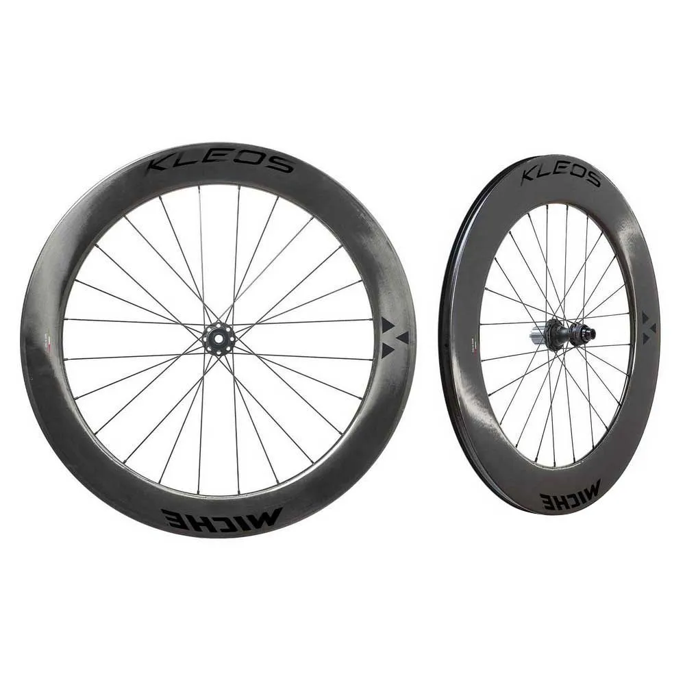Miche Kleos 67/85 Mm Cl Disc Tubeless Landsvägshjulset, Black, 12 x 100/12 x 142mm, Shimano/Sram HG