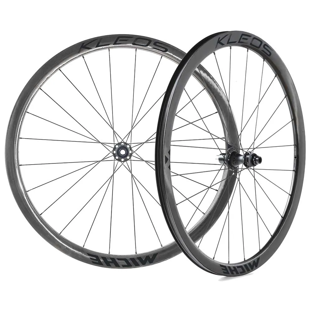 Miche Kleos Dx 36-36 Cl Disc Tubeless Landsvägshjulset, Black, 12 x 100 / 12 x 142mm, Shimano/Sram HG Miche Kleos Dx 36-36 Cl Disc Tubeless Landsvägshjulset, Black, 12 x 100 / 12 x 142mm, Shimano/Sram HG