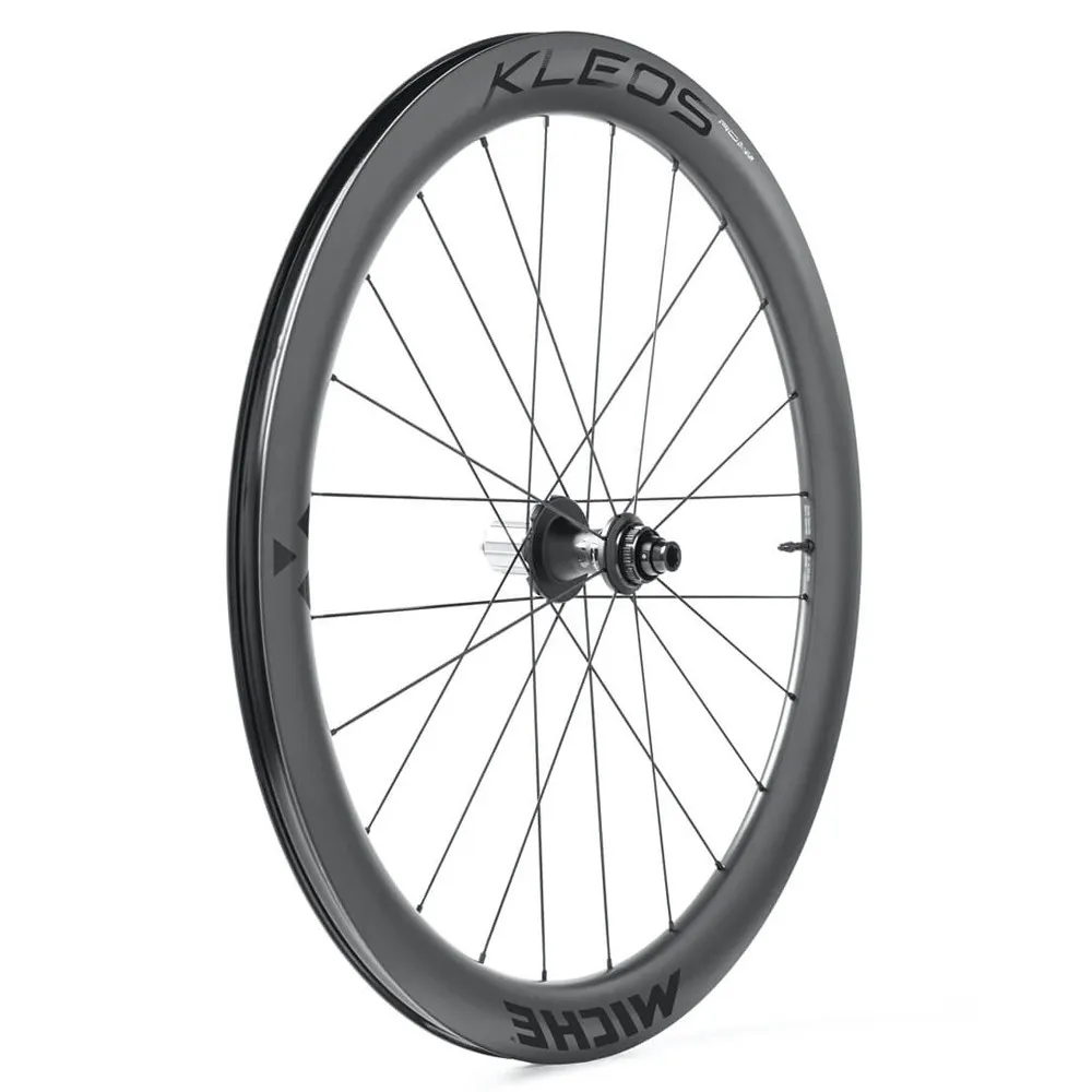 Miche Kleos Rd 50 Mm Tubeless Landsvägshjulset, Black, 12 x 100/12 x 142mm, Campagnolo N3W