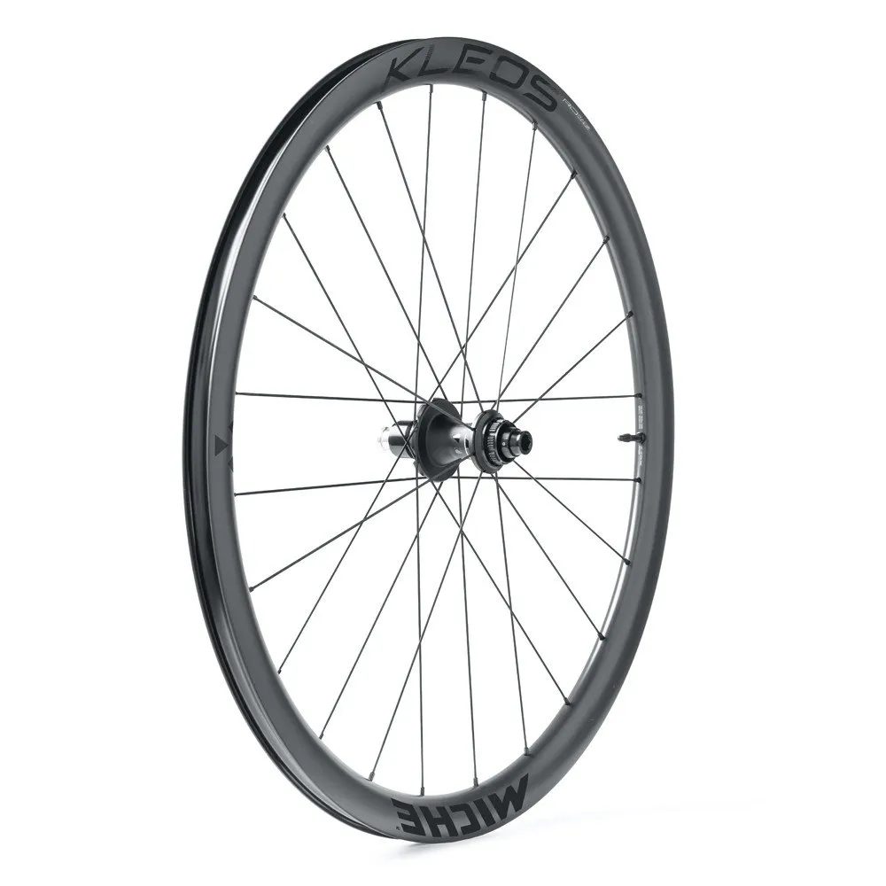 Miche Kleos Rd Dx 36-36 Cl Disc Tubeless Landsvägshjulset, Black, 12 x 100 / 12 x 142mm, Shimano/Sram HG