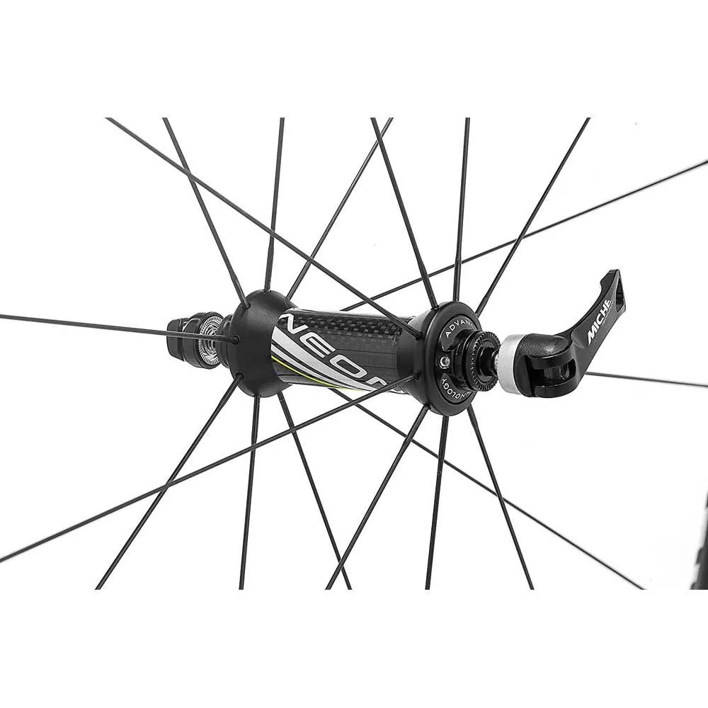 Miche Neon Landsvägshjulset, Black / grey, 9 x 100 / 10 x 120mm, Shimano/Sram HG