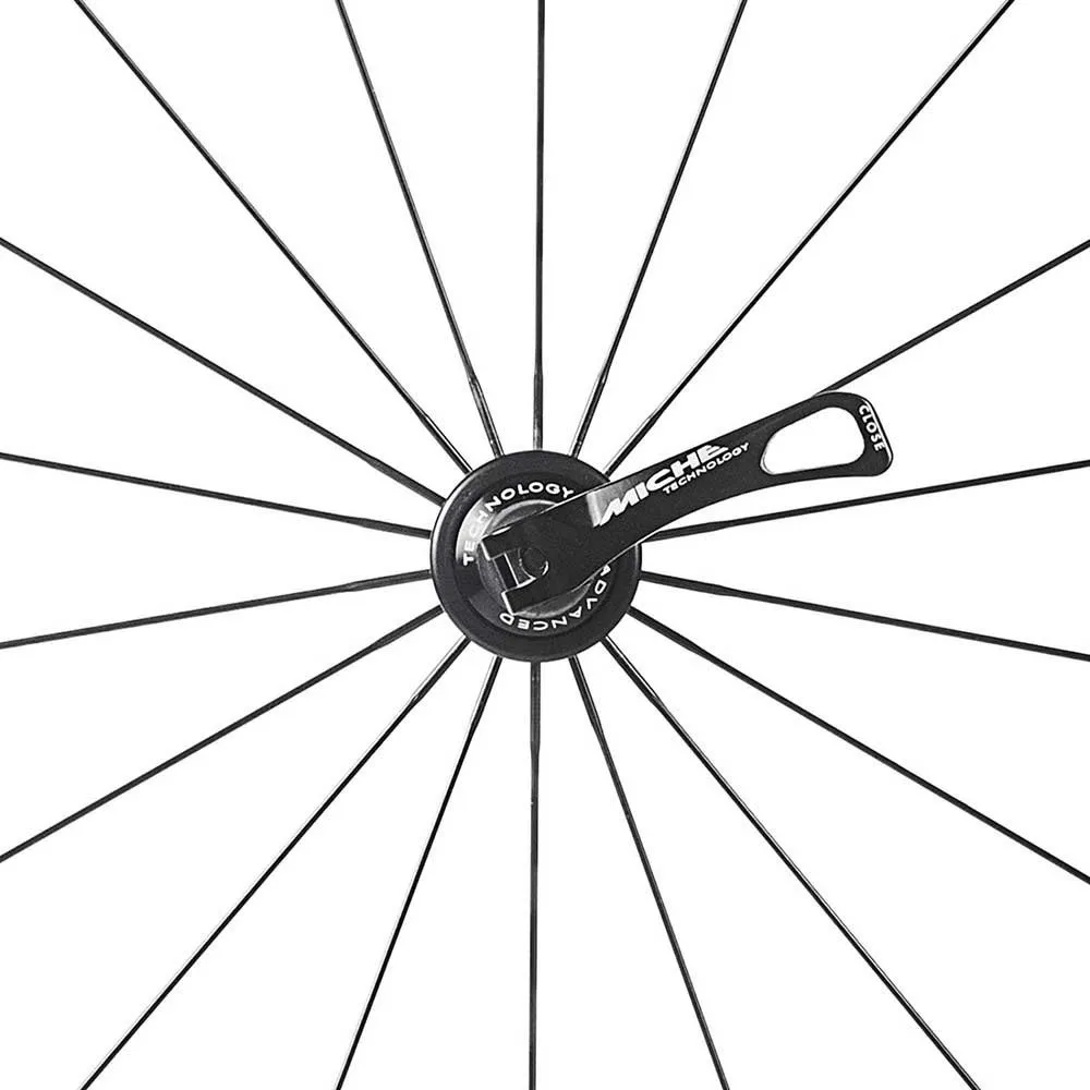 Miche Neon Landsvägshjulset, Black / grey, 9 x 100 / 10 x 120mm, Shimano/Sram HG