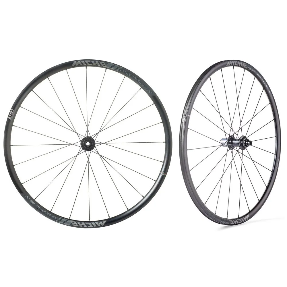 Miche Reflex Dx Disc Hjulpar För Cykel, Black, 12 x 100 / 12 x 142mm, Shimano/Sram HG