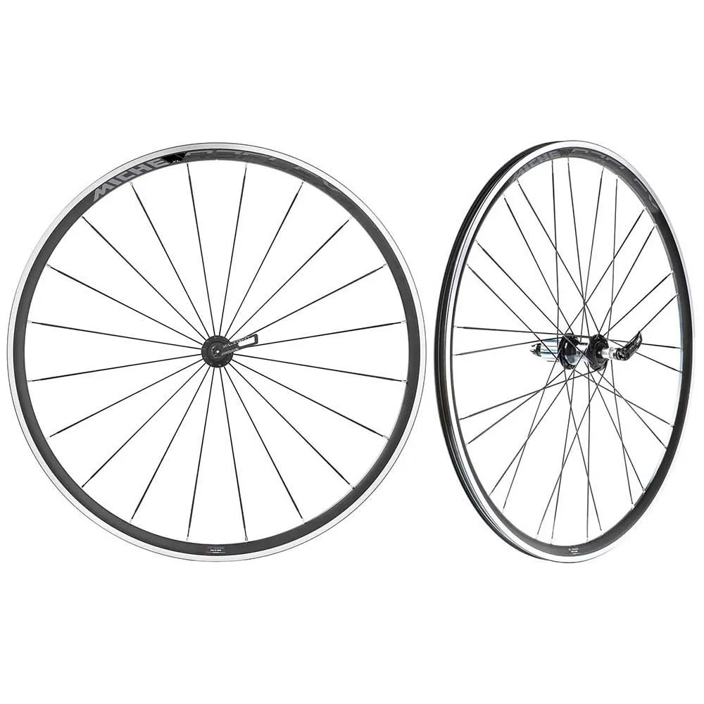 Miche Reflex Rx7 Hjulpar För Cykel, Black / silver, 100 / 130mm, Shimano Micro Spline