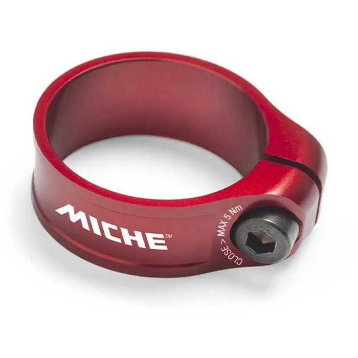 Miche Sl 34.8 Mm Sadelklämma, Red, 34.8mm