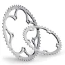 Miche Supertype 130 Bcd Kedjehjul, Silver, 40t