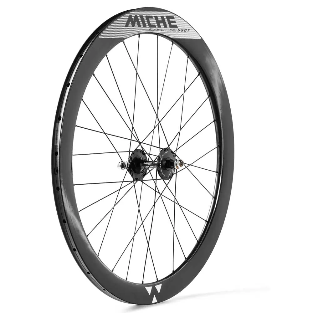 Miche Supertype 550 T Track Tubular Bakhjul, Black, 10 x 120mm
