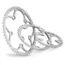 Miche Supertype Hg 135 Bcd Kedjehjul, Silver, 42t