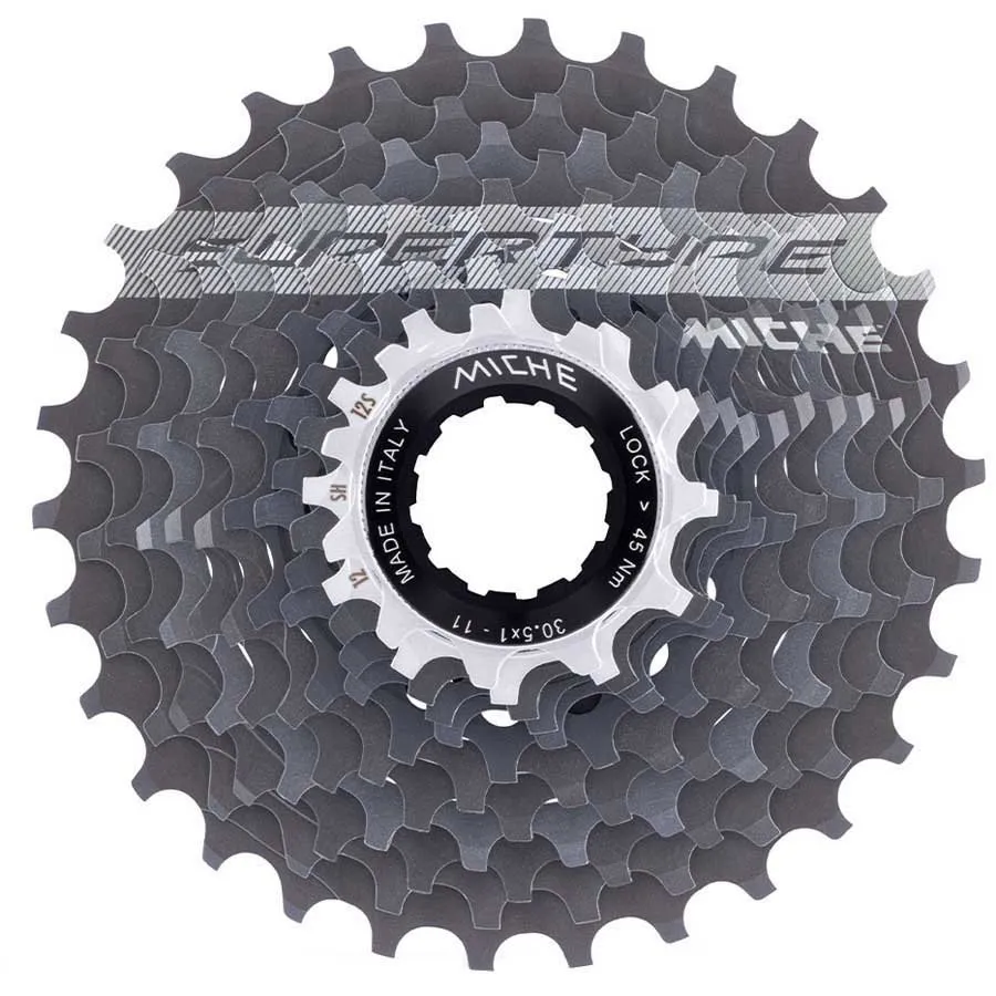 Miche Supertype Shimano Kassett, Steel, 12s, 11-30t