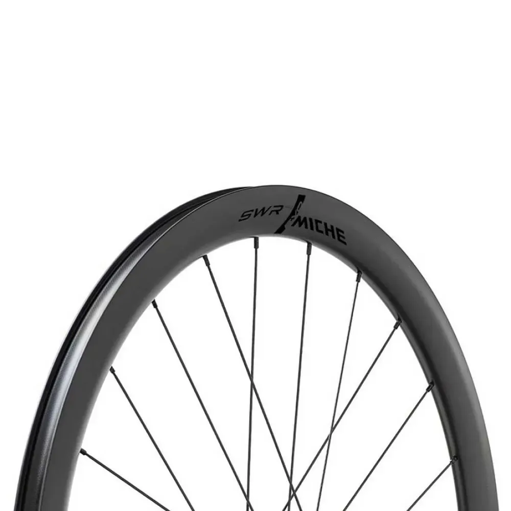 Miche Swr Evo 40 Cl Disc Tubeless Landsvägshjulset, Black, 12 x 100/12 x 142mm, Shimano/Sram HG Miche Swr Evo 40 Cl Disc Tubeless Landsvägshjulset, Black, 12 x 100/12 x 142mm, Shimano/Sram HG