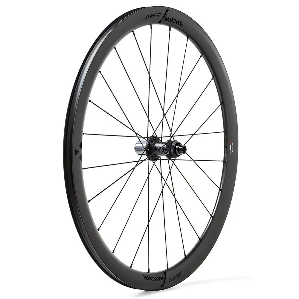 Miche Swr Evo 40 Cl Disc Tubeless Landsvägshjulset, Black, 12 x 100/12 x 142mm, Shimano/Sram HG Miche Swr Evo 40 Cl Disc Tubeless Landsvägshjulset, Black, 12 x 100/12 x 142mm, Shimano/Sram HG