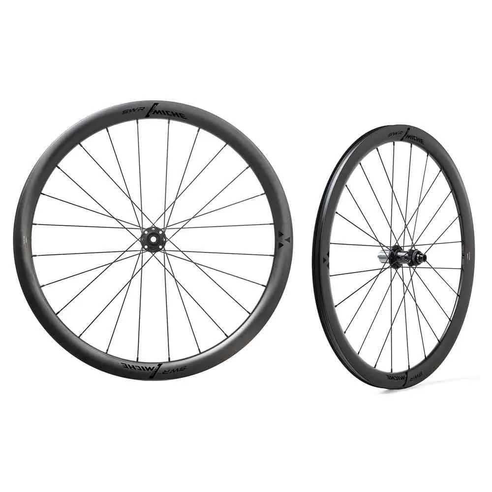 Miche Swr Evo 40 Cl Disc Tubeless Landsvägshjulset, Black, 12 x 100/12 x 142mm, Shimano/Sram HG Miche Swr Evo 40 Cl Disc Tubeless Landsvägshjulset, Black, 12 x 100/12 x 142mm, Shimano/Sram HG