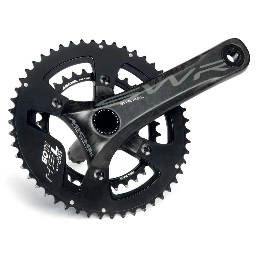Miche Swr Hsl 11s 110bcd Vevparti, Black, 172.5mm, 50-34t