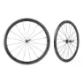 Miche Swr Rim 38 Tubeless Landsvägshjulset, Black, 9 x 100/10 x 130mm, Shimano/Sram HG