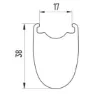 Miche Swr Rim Landsvägshjulset, Black, 9 x 100/10 x 130mm, Shimano/Sram HG