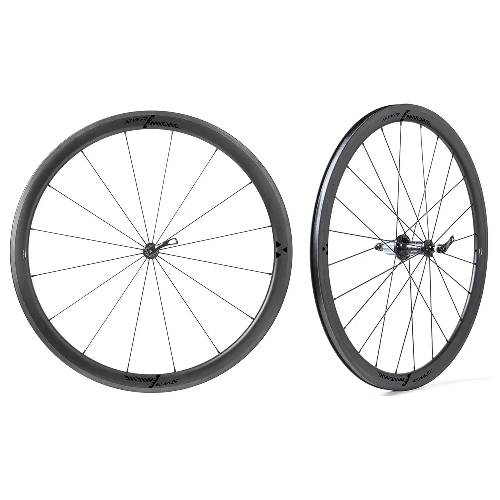 Miche Swr Rim Landsvägshjulset, Black, 9 x 100/10 x 130mm, Shimano/Sram HG