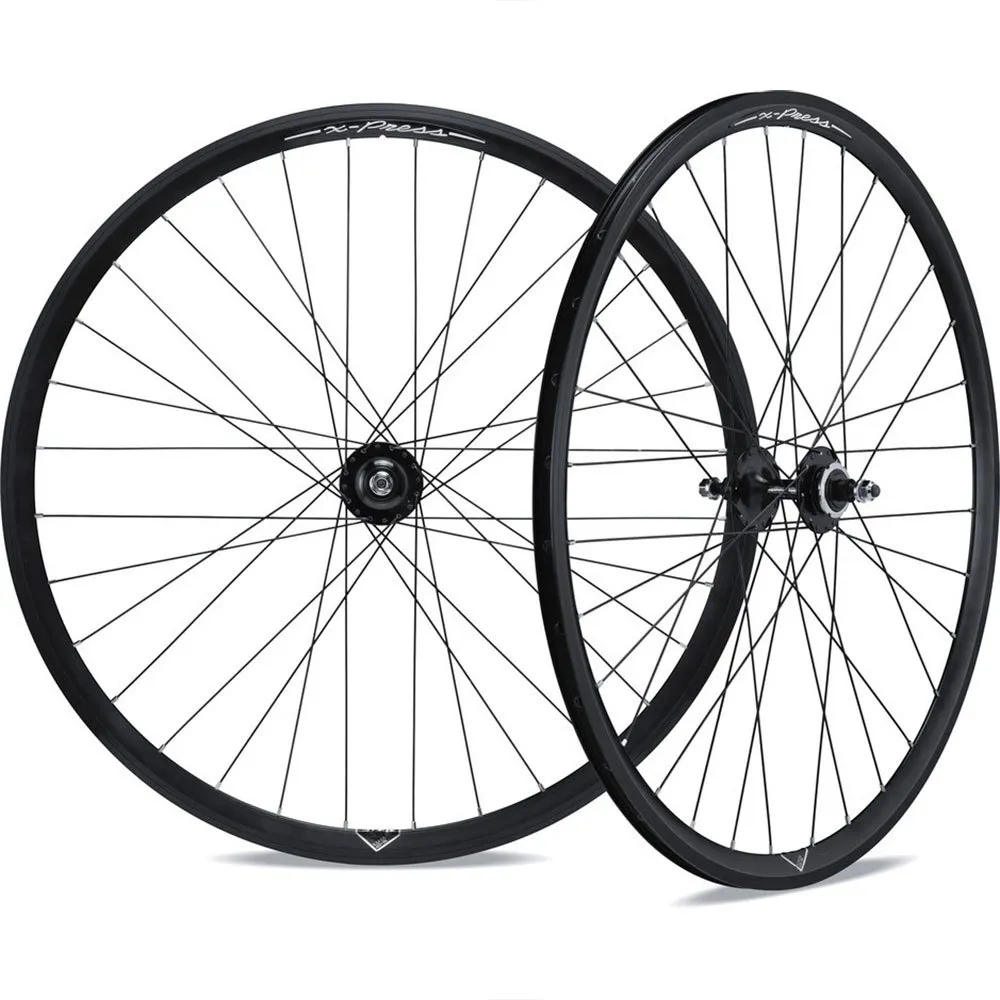 Miche X-press Single Speed 28´´ Hjulpar För Cykel, Black, 9 x 100 / 10 x 120mm Miche X-press Single Speed 28´´ Hjulpar För Cykel, Black, 9 x 100 / 10 x 120mm