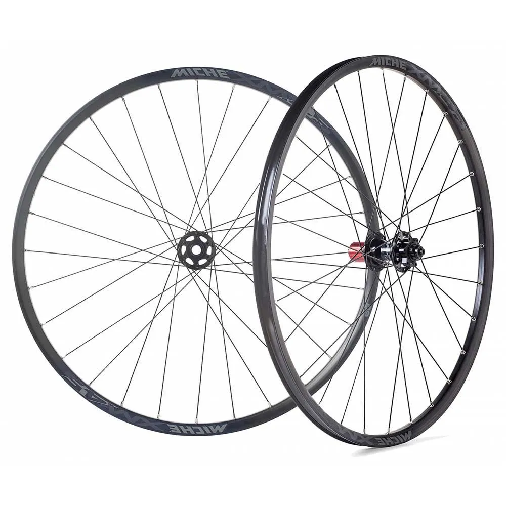Miche Xm45 Axy 27.5´´ Cl Disc Qr Tubeless Mtb-hjulset, Black, 9 x 100 / 9 x 135mm, Shimano/Sram HG Miche Xm45 Axy 27.5´´ Cl Disc Qr Tubeless Mtb-hjulset, Black, 9 x 100 / 9 x 135mm, Shimano/Sram HG