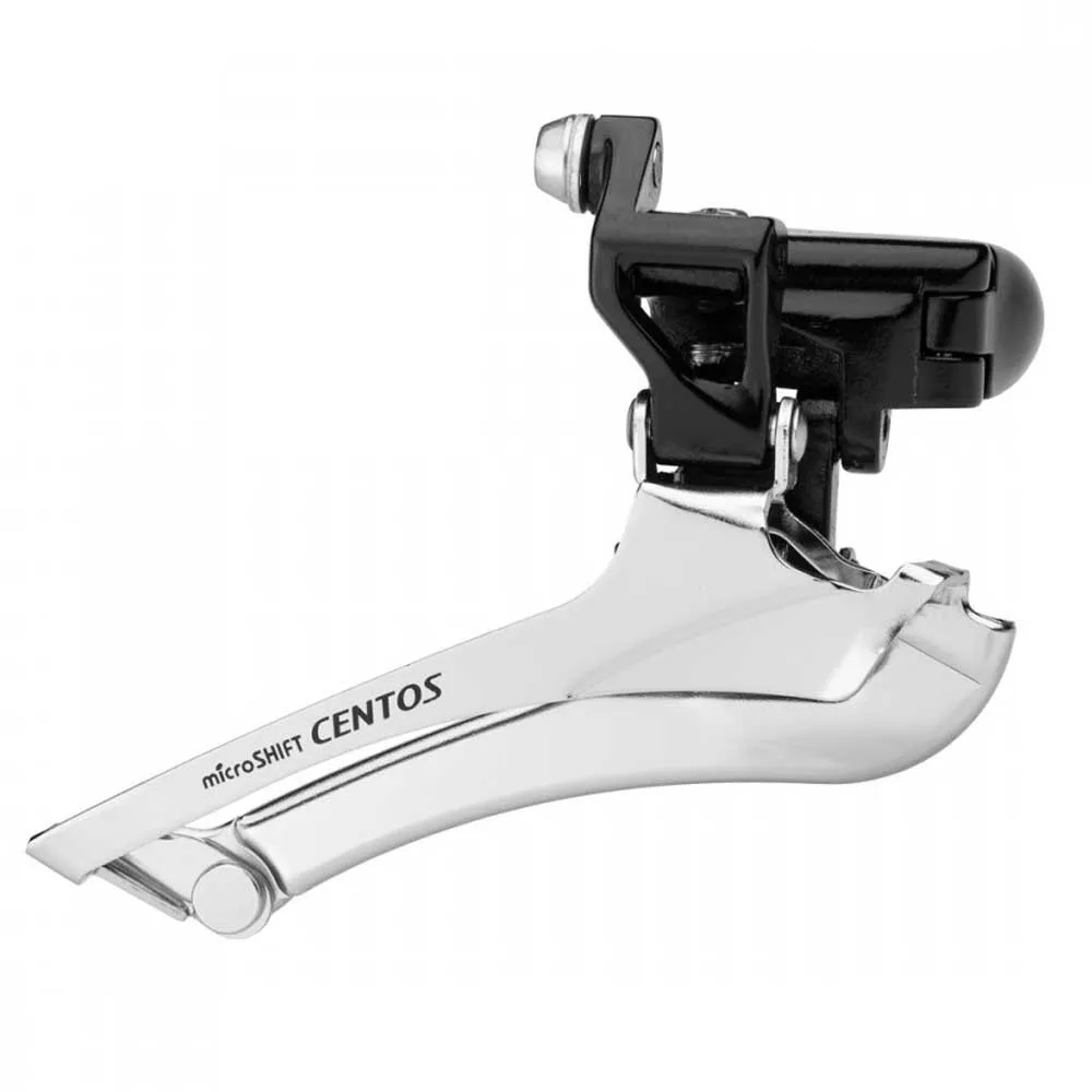 microSHIFT Centos Double Framväxel, Black / silver, 2 x 10s