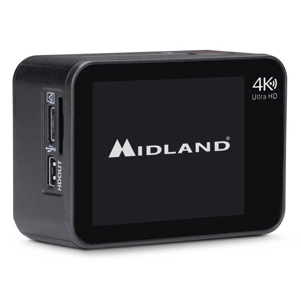 Midland H5 Pro 4k@30fps 5mp Actionkamera, Black, One Size