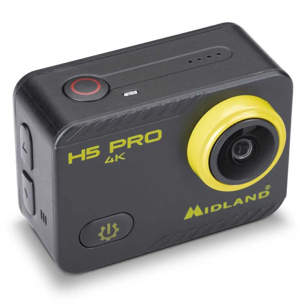 Midland H5 Pro 4k@30fps 5mp Actionkamera, Black, One Size