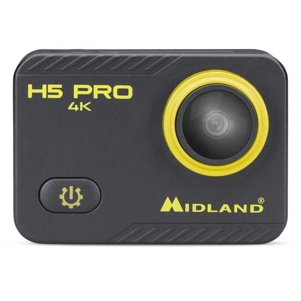 Midland H5 Pro 4k@30fps 5mp Actionkamera, Black, One Size