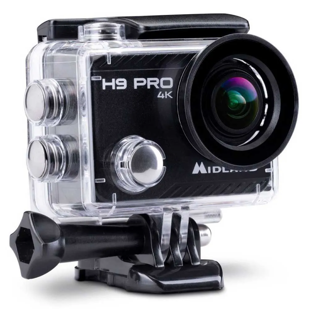 Midland H9 Pro 4k@30fps 20mp Actionkamera, Black, One Size