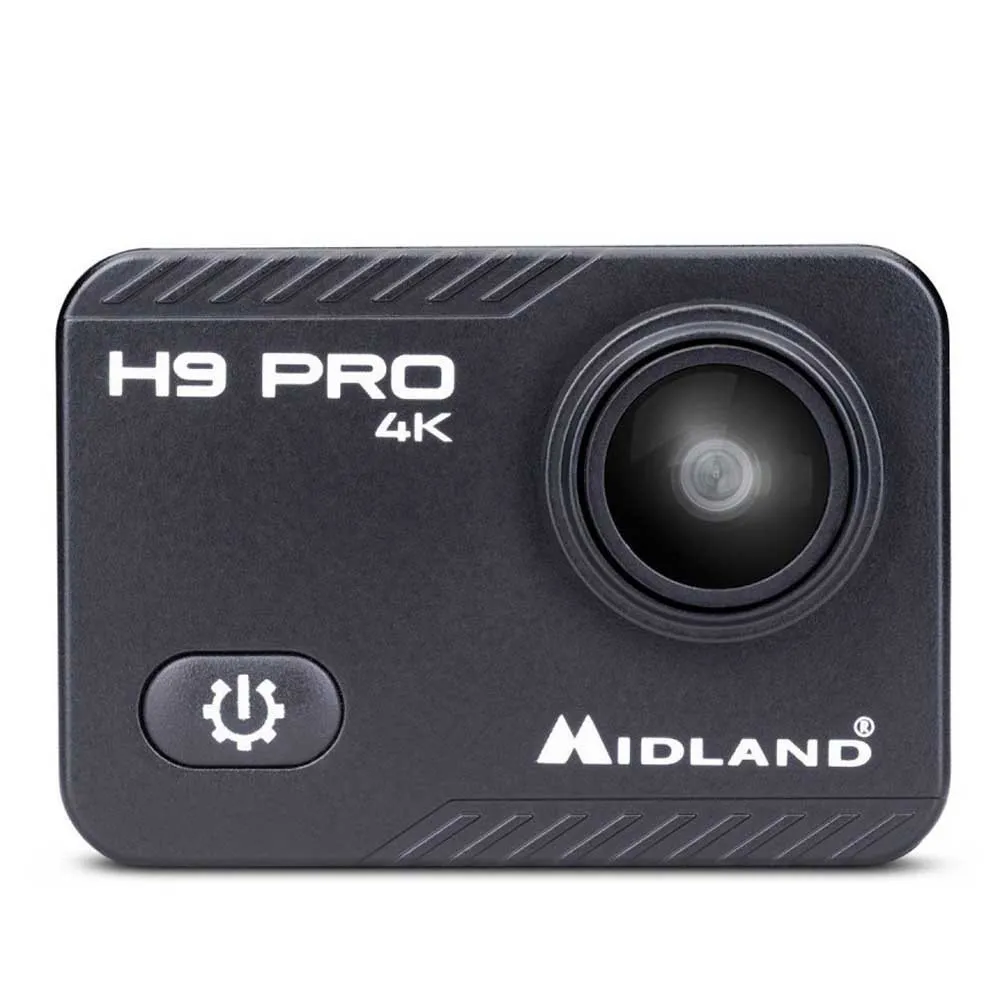Midland H9 Pro 4k@30fps 20mp Actionkamera, Black, One Size