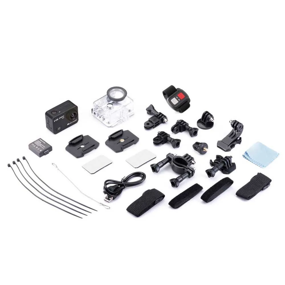 Midland H9 Pro 4k@30fps 20mp Actionkamera, Black, One Size