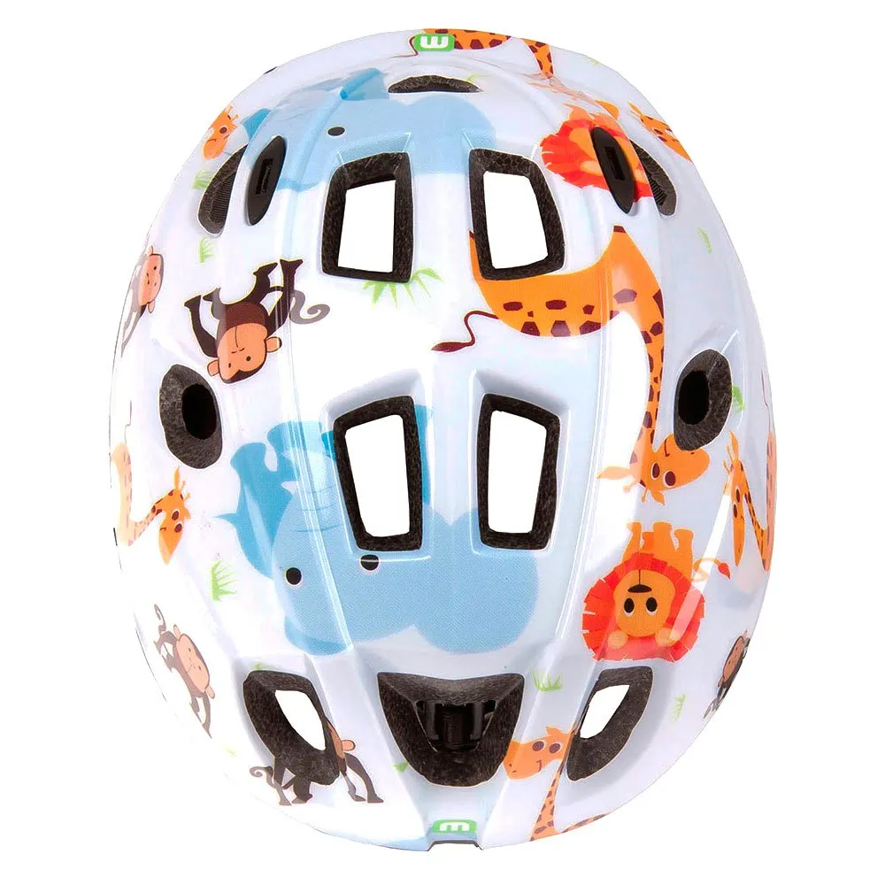 Mighty Zoo Juniorhjälm, White