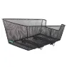 Mijnen Pieper College Basic Closed Mesh Fixed System Korg, Black, One Size