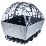 Mijnen Pieper Luna Rear Regnskydd, Black / clear, One Size