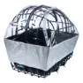 Mijnen Pieper Luna Xl Regnskydd, Black / clear, One Size