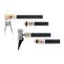 Mijnen Pieper Schrader Valve 8 Mm 600 Mm Slang, Black / silver, One Size