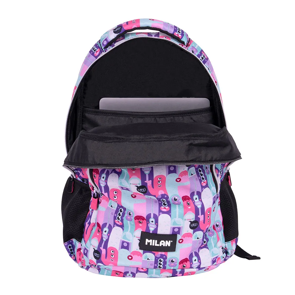 Milan 2 Ryggsäckar Med Dragkedja Aliens 2 Specialutgåva 21l, Multicolor