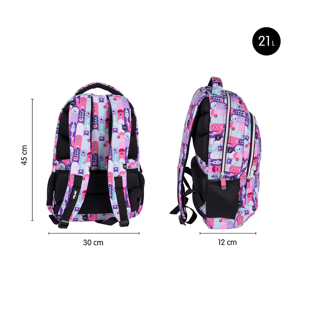 Milan 2 Ryggsäckar Med Dragkedja Aliens 2 Specialutgåva 21l, Multicolor