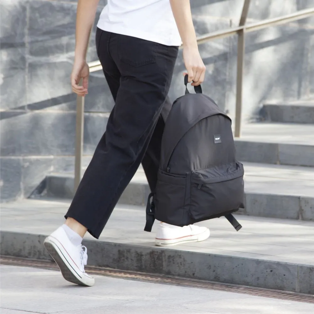 Milan 2-zip Urban Classic Shadow-serien Ryggsäck 22l, Black