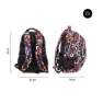 Milan 4 Dragkedja Skolryggsäck Fingrar Specialserie 25l, Multicolor